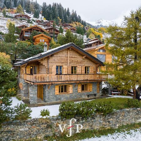 L'Alouvy Winter Dream Chalet For Family At Verbier Villa Exteriör bild