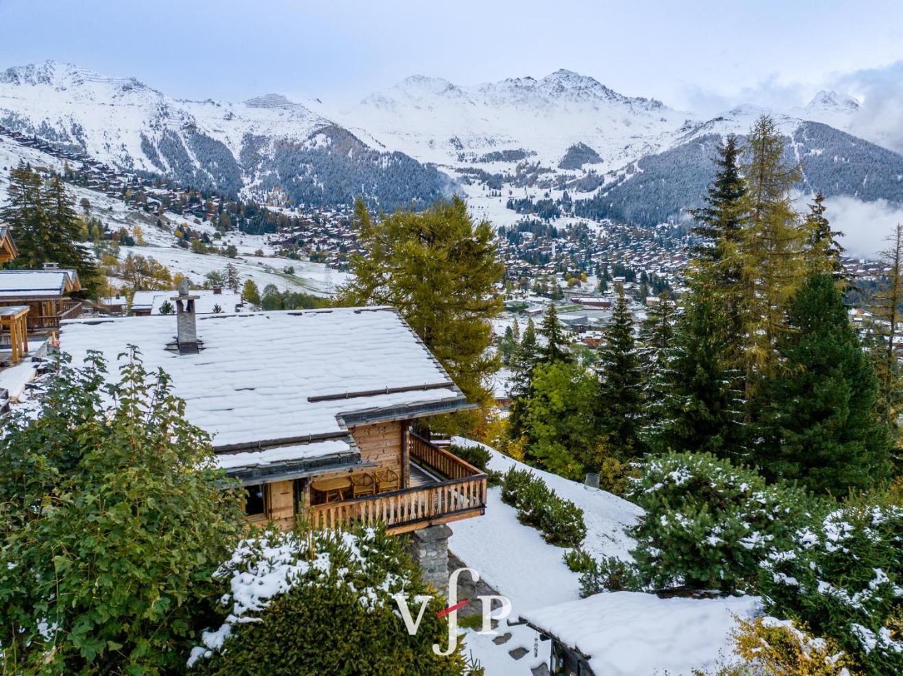 L'Alouvy Winter Dream Chalet For Family At Verbier Villa Exteriör bild