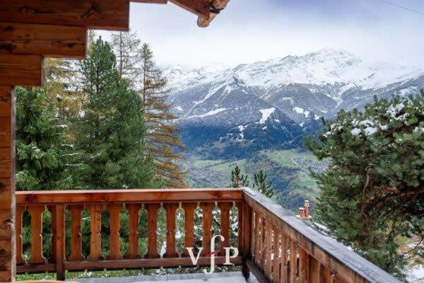 L'Alouvy Winter Dream Chalet For Family At Verbier Villa Exteriör bild